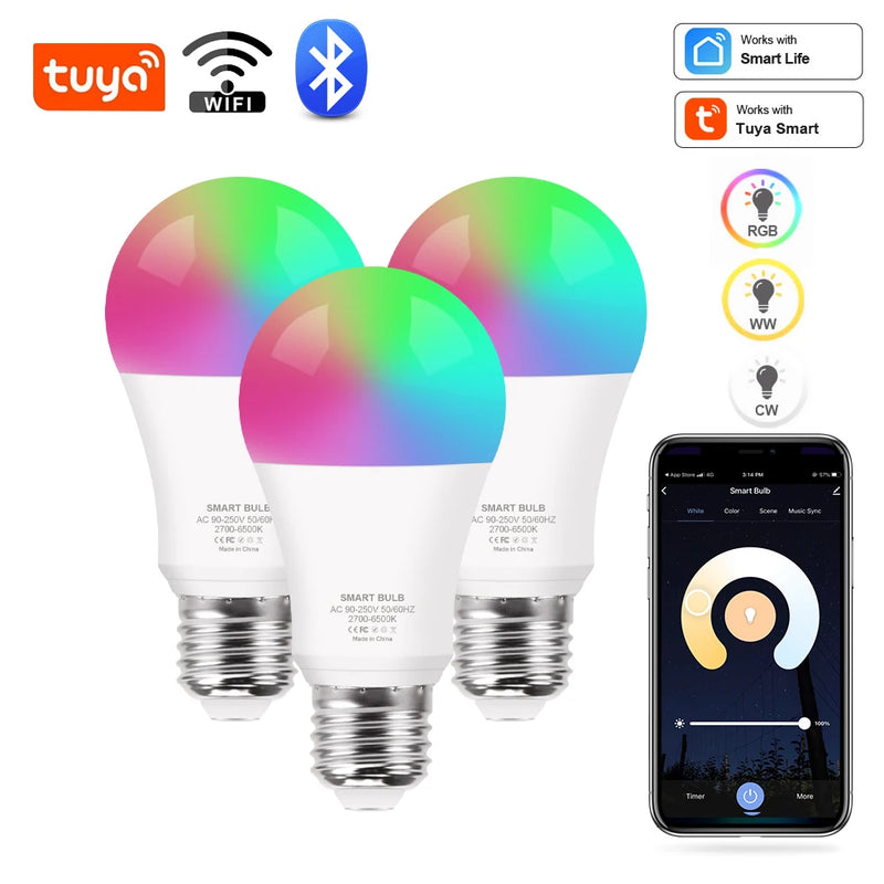 Bombilla Led Inteligente WIFI Y BLUETOOTH - Smart Home Alexa y Google